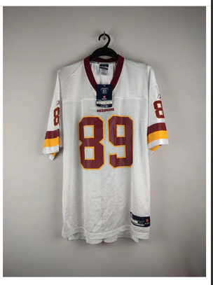 Men NFL Washington Redskins 89 Moss white 2025 Nike jersey